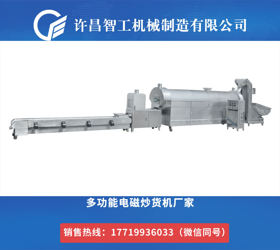 炒貨機流水線