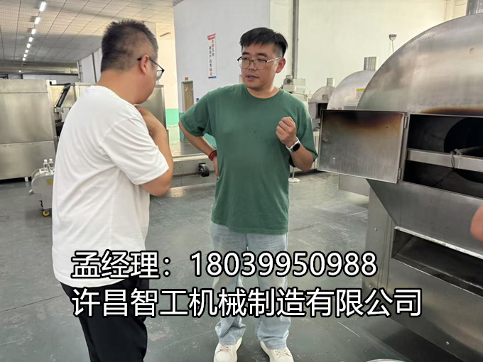 客戶試機炒制玉米片